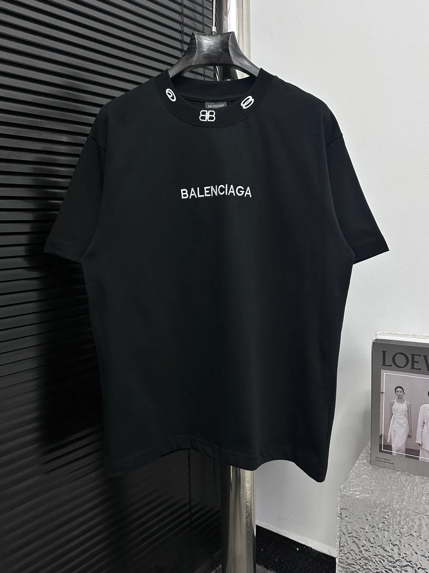 【Balenciaga】 T Versatile T Same Style 280 ：Black White Sizes：XS-L